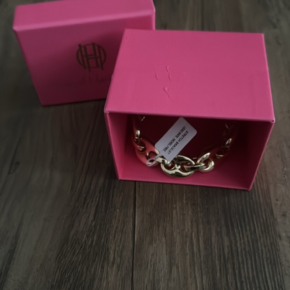 House of Harlow 1960 Gold Link Stretch Bracelet - Picture 4 of 5